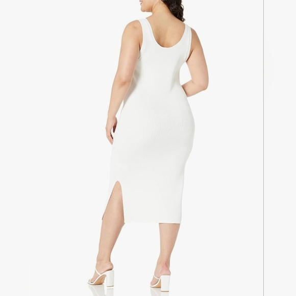 The Drop Women's Yasmin Rib Midi Sweater Tank Dress #623 - Picture 9 of 11